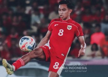 Pemain Timnas Indonesia U-23 Raihan Hanan. Foto: Instagram @timnasindonesia