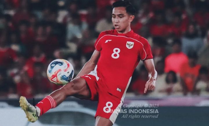 Pemain Timnas Indonesia U-23 Raihan Hanan. Foto: Instagram @timnasindonesia