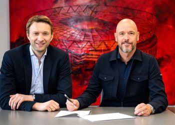 Erik ten Hag dikontrak sebagai pelatih Bayer Leverkusen, gantikan Xabi Alonso. Ten Hag dikontrak dua musim (Jörg Schüler/Bayer 04 Leverkus/Jörg Schüler)