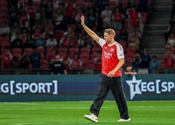 Gyokeres mendapat banyak kritik pada laga debutnya dengan Arsenal. (ROSLAN RAHMAN/AFP)