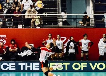 Outside hitter tim nasional bola voli putri U-21 Indonesia Junaida Santi. (ANTARA)