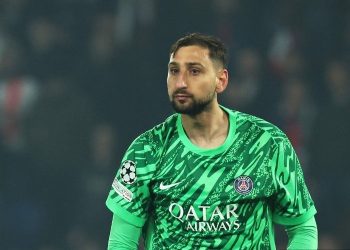 Kiper Paris Saint-Germain Gianluigi Donnarumma. (AFP/THOMAS SAMSON)