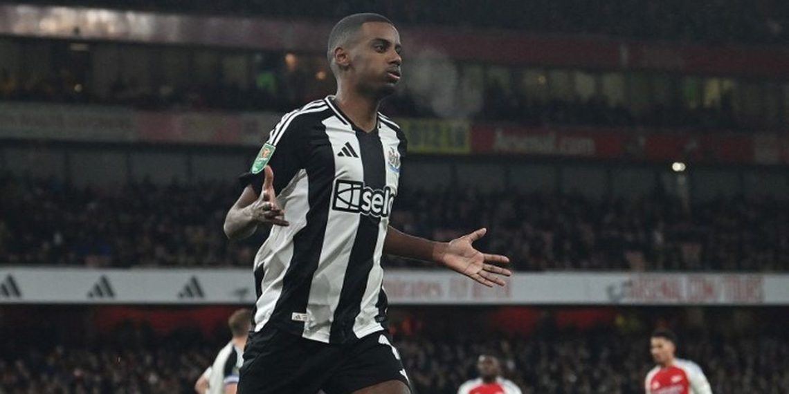 Striker Newcastle United, Alexander Isak. (AFP/GLYN KIRK)