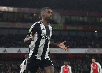 Striker Newcastle United, Alexander Isak. (AFP/GLYN KIRK)