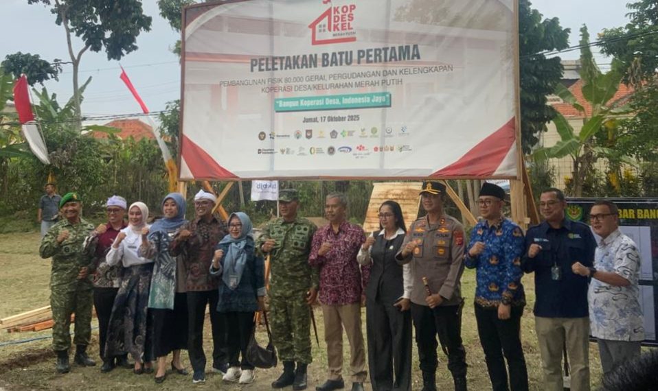 Groundbreaking Koperasi Merah Putih di Cilame Jadi Simbol Kebangkitan Ekonomi Rakyat