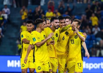Para pemain Timnas Malaysia selebrasi seusai menghancurkan Vietnam dalam Kualifikasi Piala Asia 2027 di Stadion Bukit Jalil, Kuala Lumpur, 10 Juni 2025. (INSTAGRAM.COM/FAMALAYSIA)