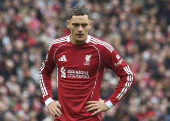 Pemain Liverpool, Florian Wirtz. (c) AP Photo/Rui Vieira