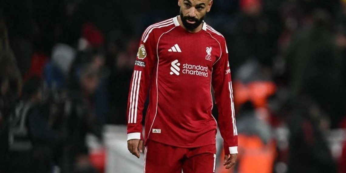Penyerang Liverpool, Mohamed Salah. (AFP/PAUL ELLIS)