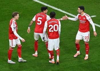 Arsenal duduk nyaman di puncak klasemen sementara Liga Inggris. Foto: Arsenal FC via Getty Images/Alex Burstow