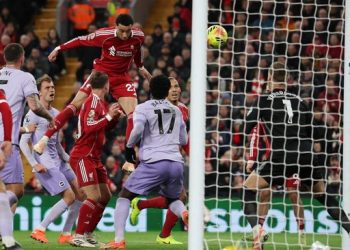Liverpool menang 2-0 atas Brighton & Hove Albion berkat dua gol Hugo Ekitike (Foto: REUTERS/Phil Noble)