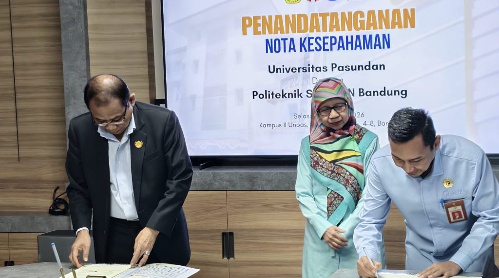 Unpas Perkuat Tri Dharma melalui MoU dengan Politeknik STIA LAN
