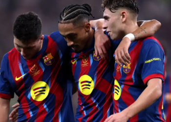 Barcelona bantai Athletic Club 5-0 di semifinal Piala Super Spanyol 2026. (Getty Images Sport)
