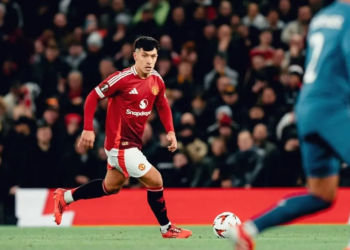 Bek tengah Manchester United Lisandro Martinez. HO/Tangkapan layar @lisandromartinezzz