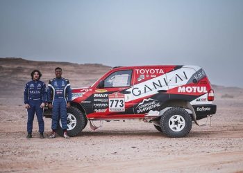 Julian Johan di Reli Dakar. Foto: Dok. Dakar