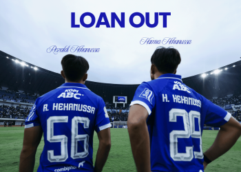 Rezaldi Hehanussa dan Al Hamra Hehanussa. (Foto: Official Persib)