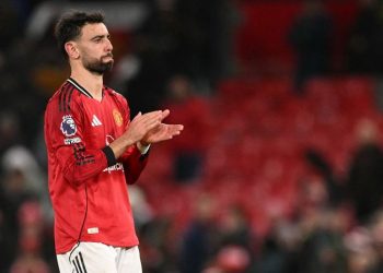 Bruno Fernandes. (OLI SCARFF / AFP)