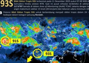 tiga bibit siklon