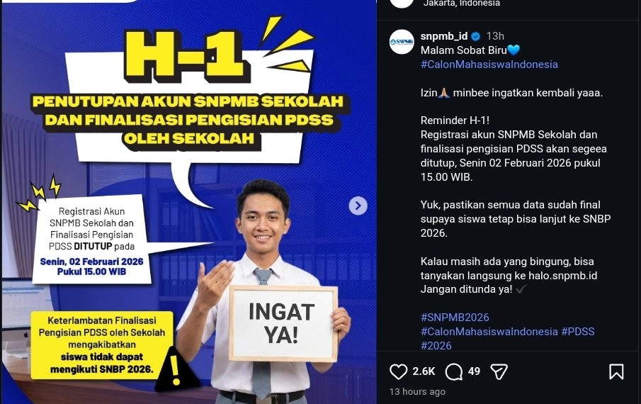 SNPMB 2026