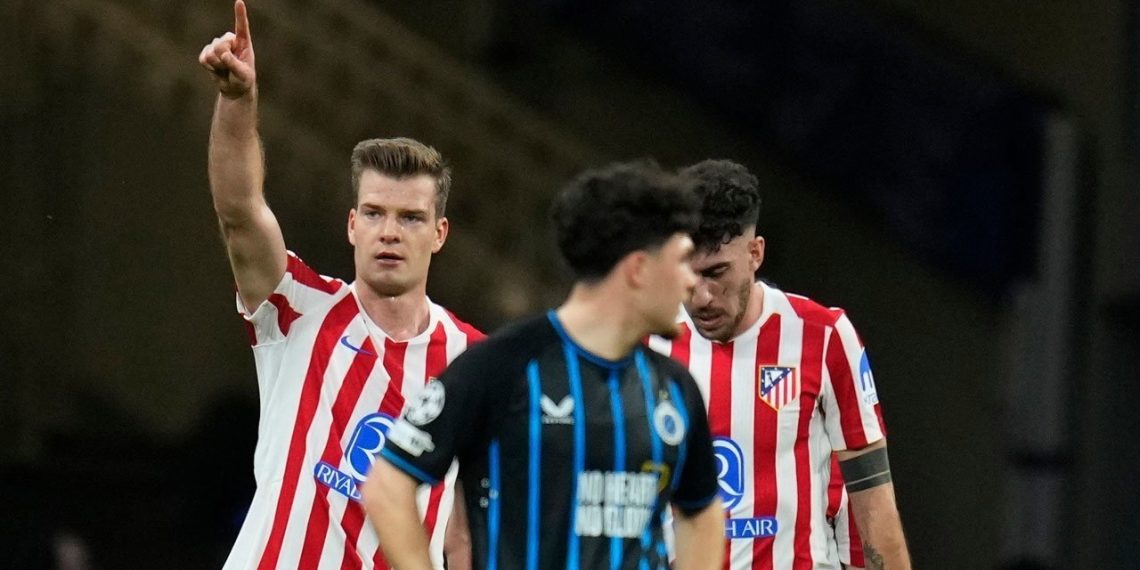 Atletico Madrid lolos ke 16 besar Liga Champions setelah hancurkan Club Brugge 4-1 (Agregat 7-4). (Foto: dok. UEFA)