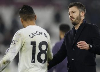 Rentetan kemenangan Manchester United bersama MIchael Carrick terhenti di markas West Ham United (Foto: Action Images via Reuters/Peter Cziborra)