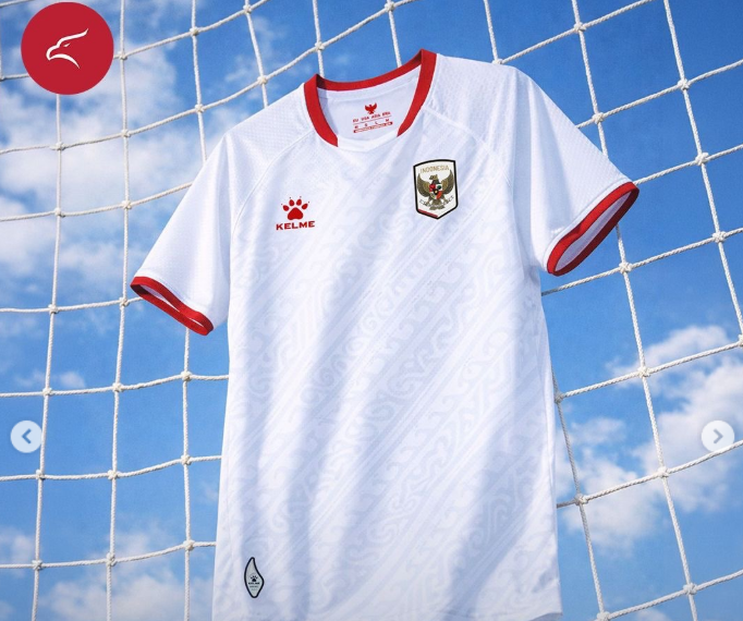 jersey away Timnas Indonesia. (instagram/@timnasindonesia)