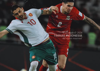 Timnas Indonesia gagal menjuarai FIFA Series 2026 setelah kalah tipis 0-1 dari Bulgaria di SUGBK. Gol penalti Marin Petkov menjadi penentu kemenangan tim tamu. (instagram/@timnasindonesia)